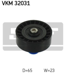 SKF Medløberhjul multi-V-rem VKM32031