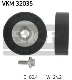 SKF Medløberhjul multi-V-rem VKM32035