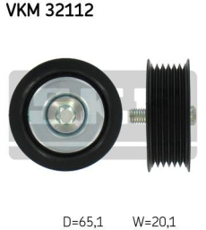 SKF Medløberhjul multi-V-rem VKM34112