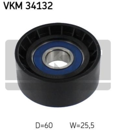 SKF Medløberhjul multi-V-rem VKM34132