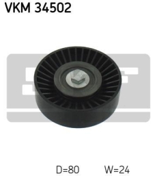 SKF Medløberhjul multi-V-rem VKM34502
