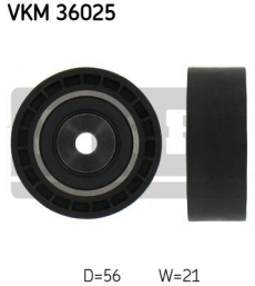 SKF Medløberhjul multi-V-rem VKM36025