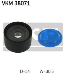 SKF Medløberhjul multi-V-rem VKM38071
