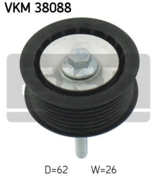 SKF Medløberhjul multi-V-rem VKM38088