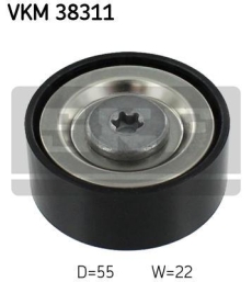 SKF Medløberhjul multi-V-rem VKM38311