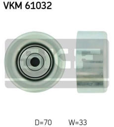 SKF Medløberhjul multi-V-rem VKM61032