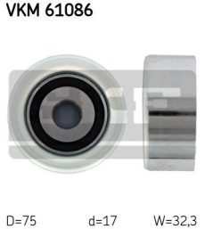 SKF Medløberhjul multi-V-rem VKM61086