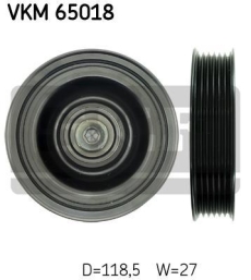 SKF Medløberhjul multi-V-rem VKM65018