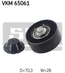 SKF Medløberhjul multi-V-rem VKM65061