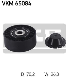 SKF Medløberhjul multi-V-rem VKM65084