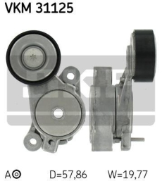 SKF Strammehjul kilerem VKM31125
