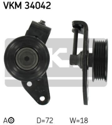 SKF Strammehjul kilerem VKM34042