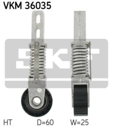 SKF Strammehjul kilerem VKM36035