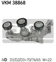 SKF Strammehjul kilerem VKM38868