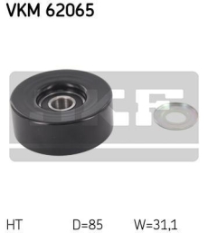 SKF Strammehjul kilerem VKM62065