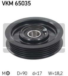 SKF Strammehjul kilerem VKM65035