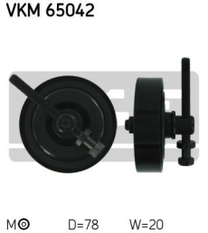 SKF Strammehjul kilerem VKM65042