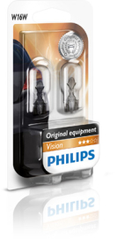 PHILIPS W16W pære 2 stk