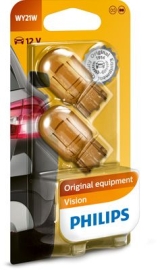 Philips Standard 12V 5Watt WY21W Orange 2stk