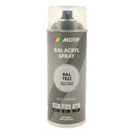 Spraymaling RAL 7022 Høj Glans RavGrå Motip 07025 400ML Spraymaling RAL 7022 Høj Glans RavGrå Motip 07025 400ML
