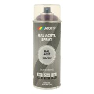 Spraymaling RAL 4007 Høj Glans VioletLilla Motip 07125 400ML Spraymaling RAL 4007 Høj Glans VioletLilla Motip 07125 400ML