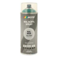 Spraymaling RAL 6026 Høj Glans OpalGrøn Motip 07144 400ML Spraymaling RAL 6026 Høj Glans OpalGrøn Motip 07144 400ML