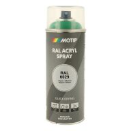 Spraymaling RAL 6029 Høj Glans MintGrøn Motip 07145 400ML Spraymaling RAL 6029 Høj Glans MintGrøn Motip 07145 400ML