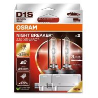 Osram Xenarc Night Breaker 220 D1S Xenon 2 stk. Osram Xenarc Night Breaker 220 D1S Xenon 2 stk.