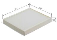M2111 Pollenfilter Kabineluftfilter Bosch M2111 Pollenfilter Kabineluftfilter Bosch