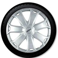 13" Mega Sølv Hjulkapselsæt 13" Mega Sølv Hjulkapselsæt