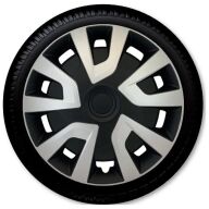 15" Revo VAN Silver/Black Hjulkapselsæt 15" Revo VAN Silver/Black Hjulkapselsæt