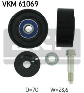 SKF Medløberhjul multi-V-rem VKM61069 SKF Medløberhjul multi-V-rem VKM61069