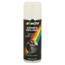 Motip Læder og Vinyl Maling RAL9016 200ml. Motip Læder og Vinyl Maling RAL9016 200ml.