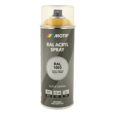 Spraymaling RAL 1003 Høj Glans SignalGul Motip 07069 400ML Spraymaling RAL 1003 Høj Glans SignalGul Motip 07069 400ML
