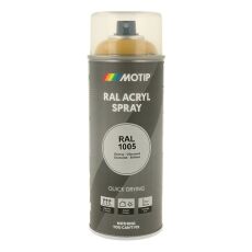 Spraymaling RAL 1005 Høj Glans HonningGul Motip 07073 400ML Spraymaling RAL 1005 Høj Glans HonningGul Motip 07073 400ML