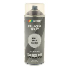 Spraymaling RAL 8017 Høj Glans Chokolade Brun Motip 07110 40 Spraymaling RAL 8017 Høj Glans Chokolade Brun Motip 07110 40