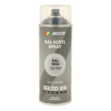 Spraymaling RAL 5004 Høj Glans SortBlå Motip 07133 400ML Spraymaling RAL 5004 Høj Glans SortBlå Motip 07133 400ML