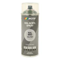 Spraymaling RAL 6003 Høj Glans OlivenGrøn Motip 07140 400ML Spraymaling RAL 6003 Høj Glans OlivenGrøn Motip 07140 400ML