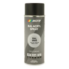 Spraymaling RAL 9005 Satin Mat DybSort Motip 07164 400ML Spraymaling RAL 9005 Satin Mat DybSort Motip 07164 400ML
