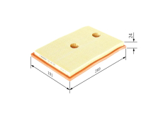 S0342 Luftfilter Bosch S0342 Luftfilter Bosch