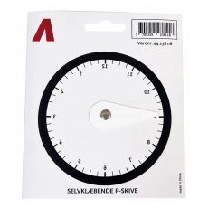 Avant Selvklæbende P-skive (Ø11 cm - Sort) Avant Selvklæbende P-skive (Ø11 cm - Sort)
