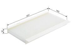 M2076 Pollenfilter Kabineluftfilter Bosch M2076 Pollenfilter Kabineluftfilter Bosch