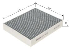 R2409 Pollenfilter aktivkulfilter Kabineluftfilter Bosch R2409 Pollenfilter aktivkulfilter Kabineluftfilter Bosch