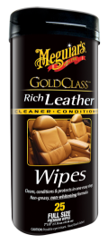 Meguiar's Gold Class Leather Wipes (25 stk)