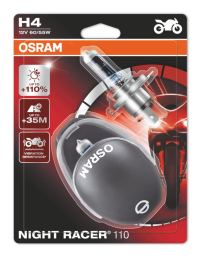 Osram Night racer 110% H4 MC pære