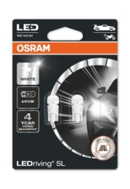 Osram LEDriving SL W5W Cool White 6000K 2 stk