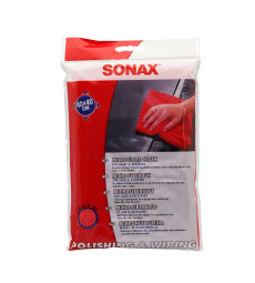 Sonax Microfiberklud Exteriør Rød