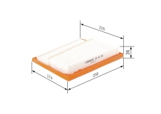 S0388 Luftfilter Bosch S0388 Luftfilter Bosch