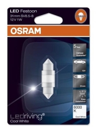 Osram festoon LED 31mm 6000k