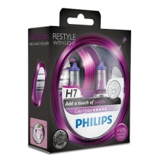 Philips ColorVision H7 Purple 2stk